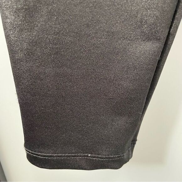 [M] Zara Women’s Black Sheen Faux Leather Leggings / Tights / Everyday - Picture 9 of 16